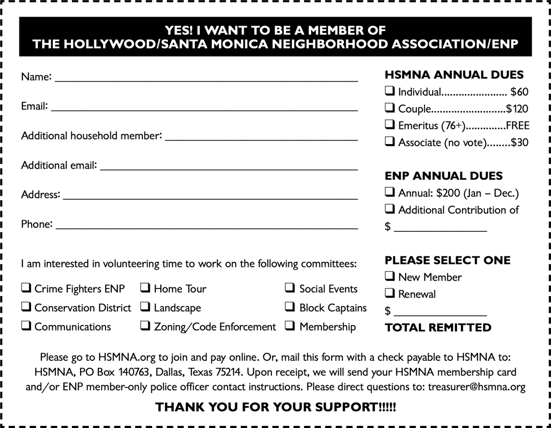 Download HSMNA Membership Form